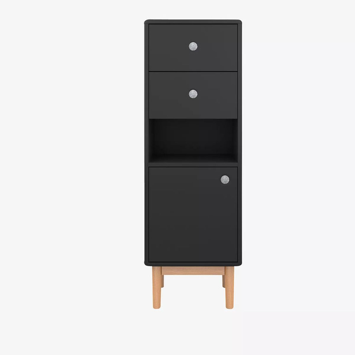 TU MESITA - Mueble Organizador de Baño Oasis color Negro TU MESITA