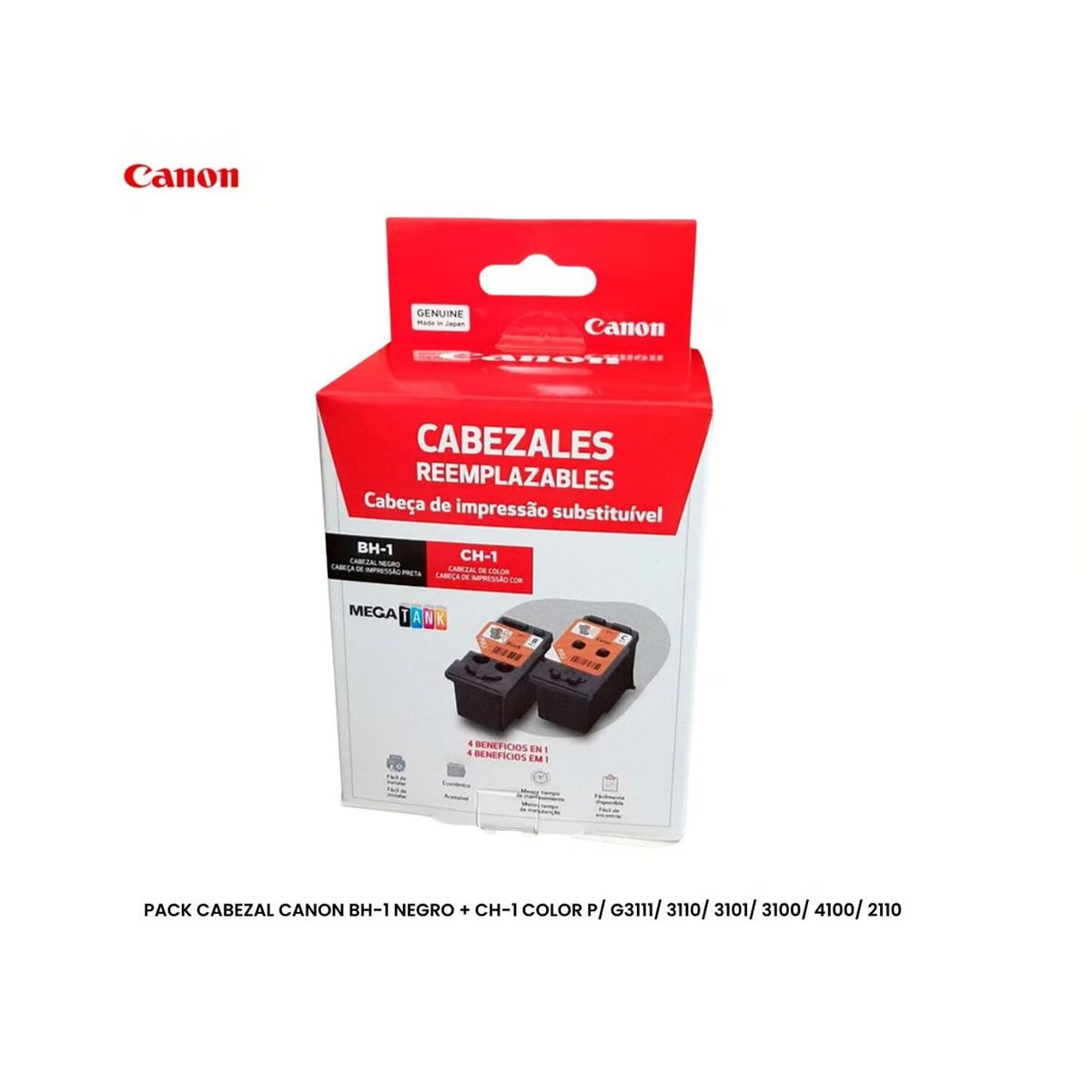 CANON - KIT CABEZAL CANON  NEGRO BH-1 CH-1