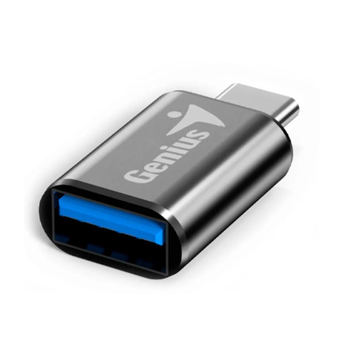 GENIUS - Z Adaptador Genius Acc-C2a Usb-C A Usb-A Dark Gris