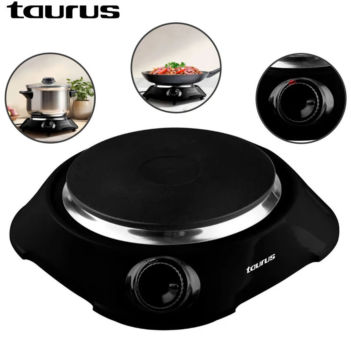 TAURUS - Cocineta Eléctrica 1 Hornilla   Taurus Mod Fenix