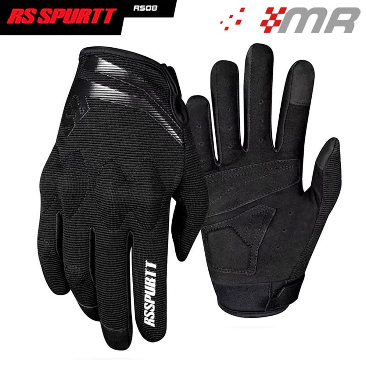 GENERICO - GUANTES PARA MOTO Y CICLISMO CON PROTECCIONES RS SPURTT
