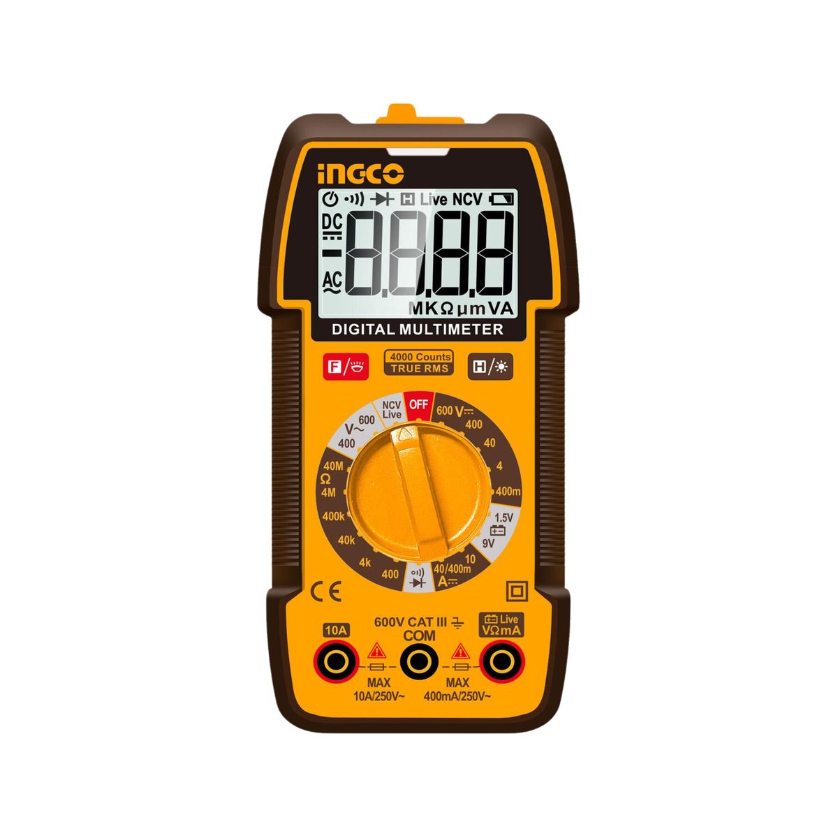INGCO TOOLS - Multimetro digital 600V industrial Ingco
