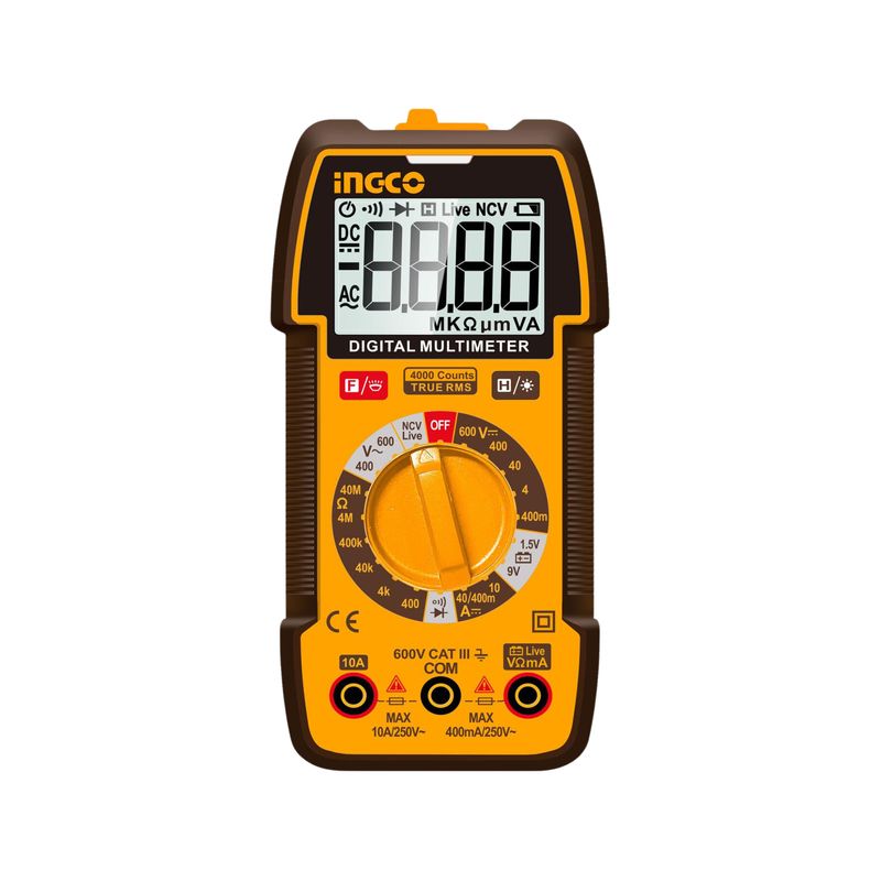 INGCO TOOLS - Multimetro digital 600V industrial Ingco