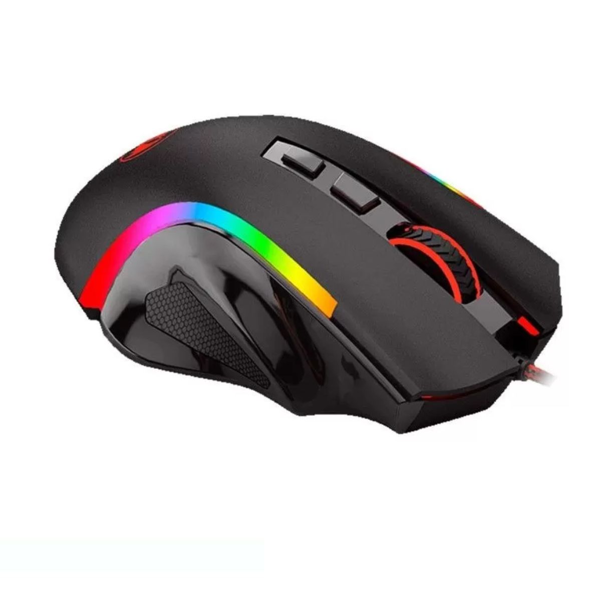 REDRAGON - MOUSE GAMER REDRAGON CON ILUMINACION RGB GRIFFIN M607 NEGRO