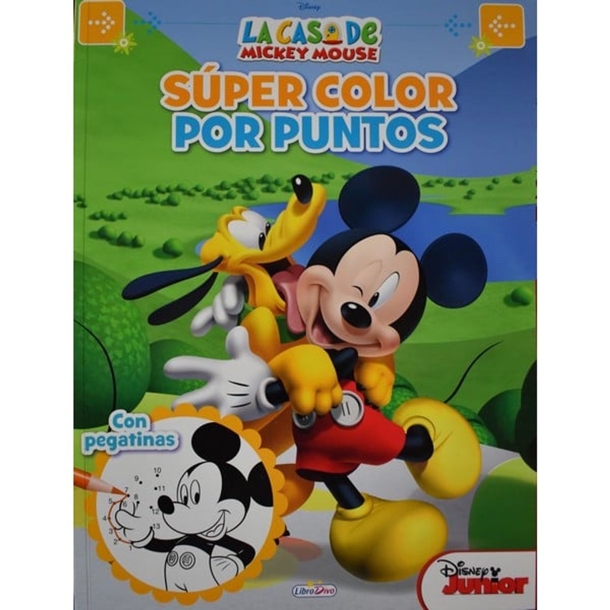 DISNEY - CASA DE MICKEY SUPERCOLOR POR PUNTOS CON PEGATINAS