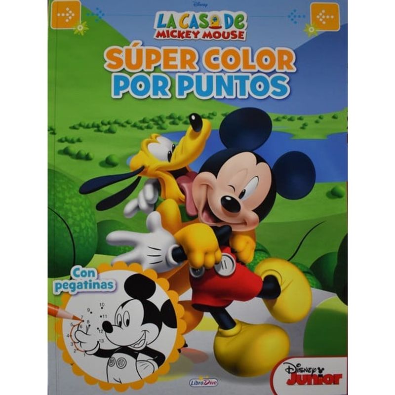 DISNEY - CASA DE MICKEY SUPERCOLOR POR PUNTOS CON PEGATINAS