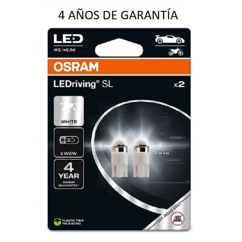 OSRAM - LED OSRAM T10 12V W5W 6000K BLANCO 2825DWP-02B