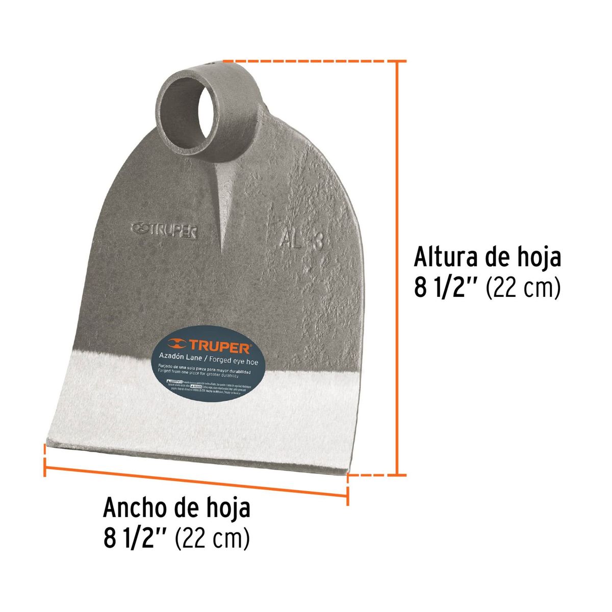TRUPER -  Azadón jardinero lampa de cultivo 2.1 lb truper