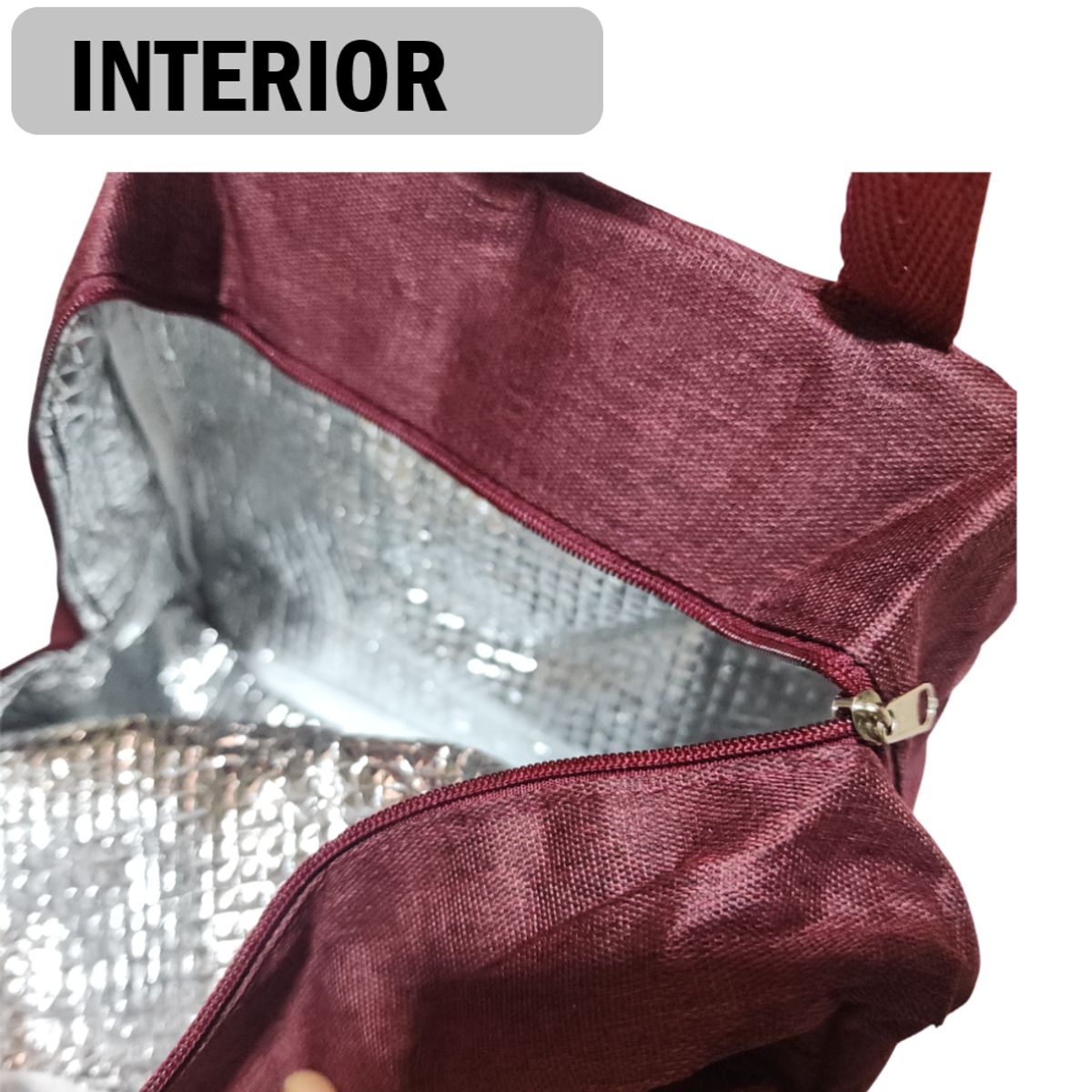 GENERICO - Lonchera Bolso Para alimentos con diseño - Rojo