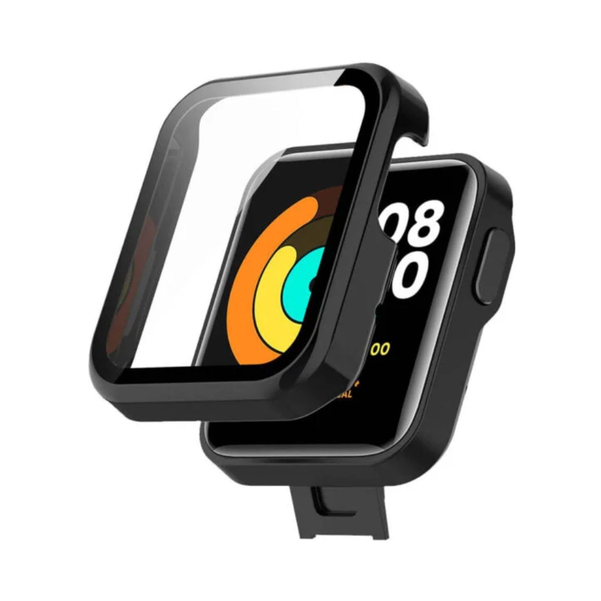 GENERICO - Pack case protector + correa para Redmi MI Watch 2 Lite, Negro