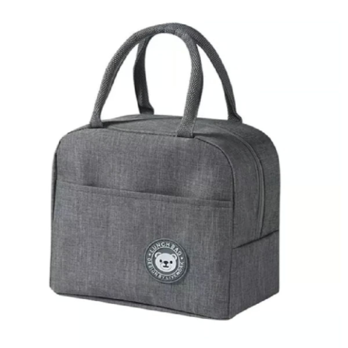 GENERICO - Lonchera Bolso Para alimentos con diseño - Gris