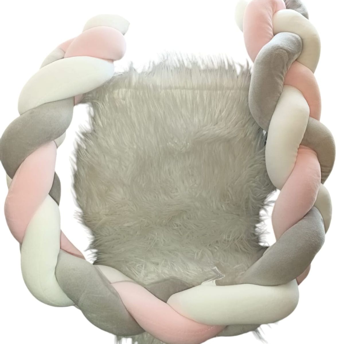 GENERICO - Protector de baranda para cuna cama - Protector trenzado