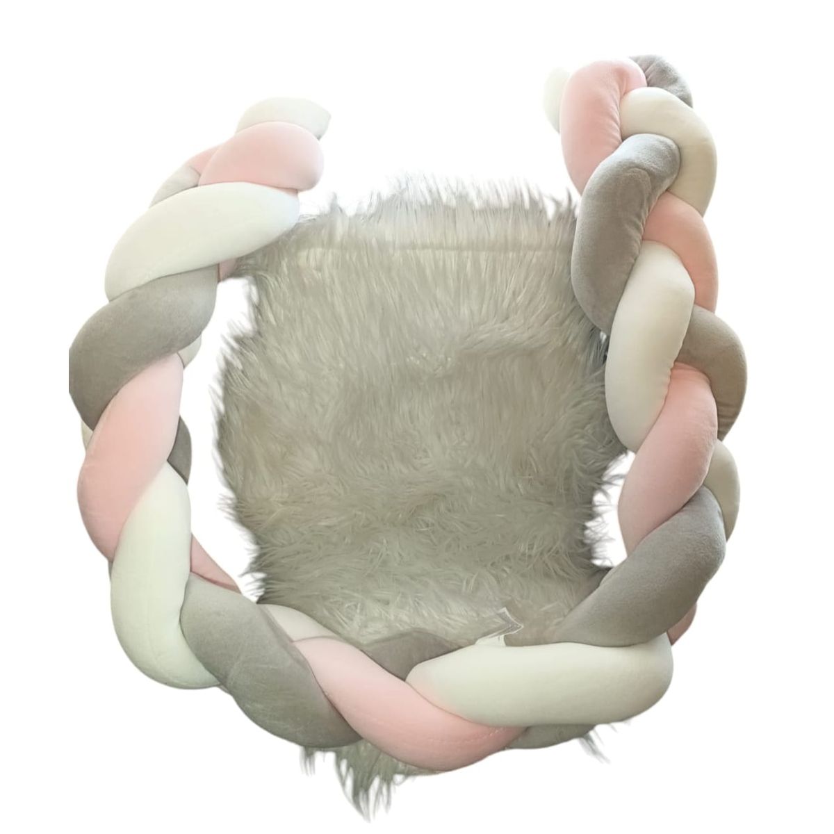 GENERICO - Protector de baranda para cuna cama - Protector trenzado