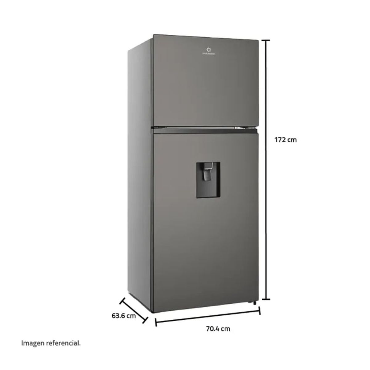 INDURAMA - Refrigeradora Indurama 379LT Con Dispensador RI-469DI