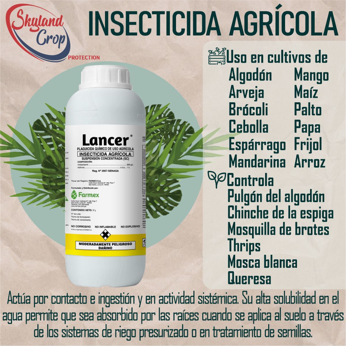 GENERICO - LANCER 1L INSECTICIDA AGRÍCOLA