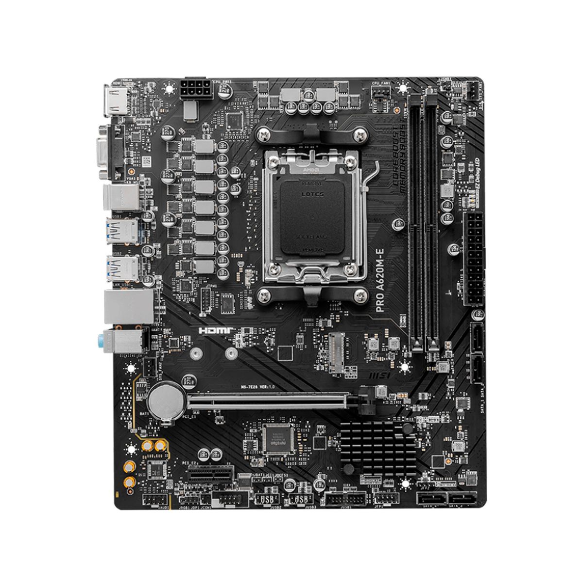 MSI - MOTHERBOARD MSI PRO A620M-E CHIPSET AMD A620 AM5 PN PRO A620M-E