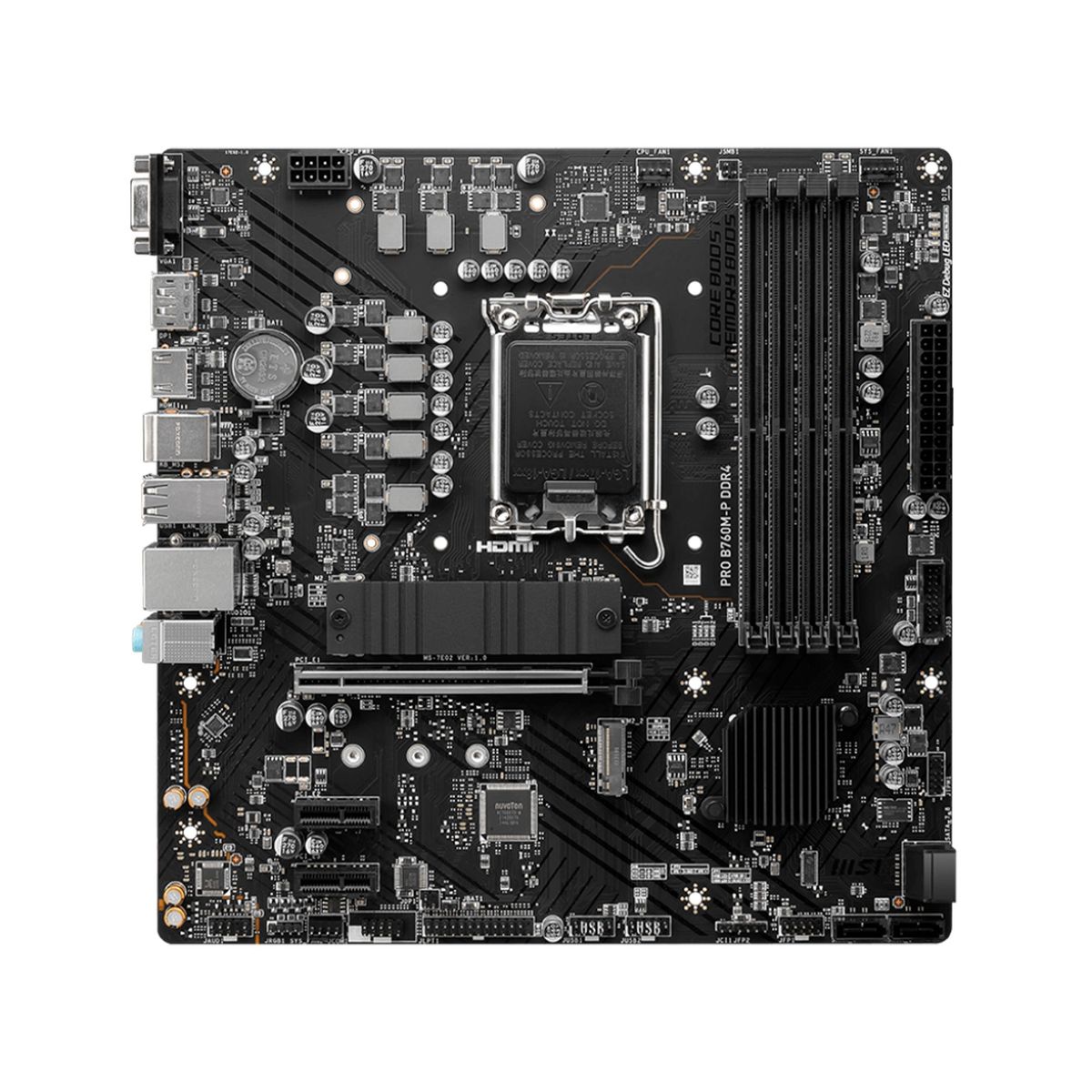 MSI - MOTHERBOARD MSI PRO B760M-P DDR4 LGA1700 PN PRO B760M-P DDR4
