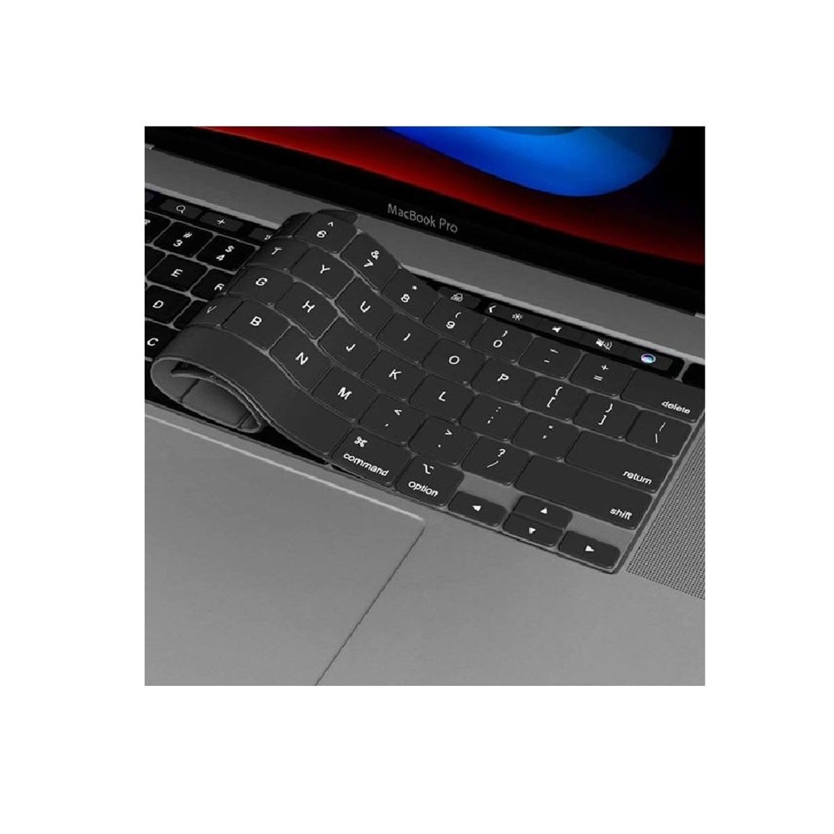 OTTOWARE - Protector Negro de Teclado de Macbook PRO 16 (A2991)