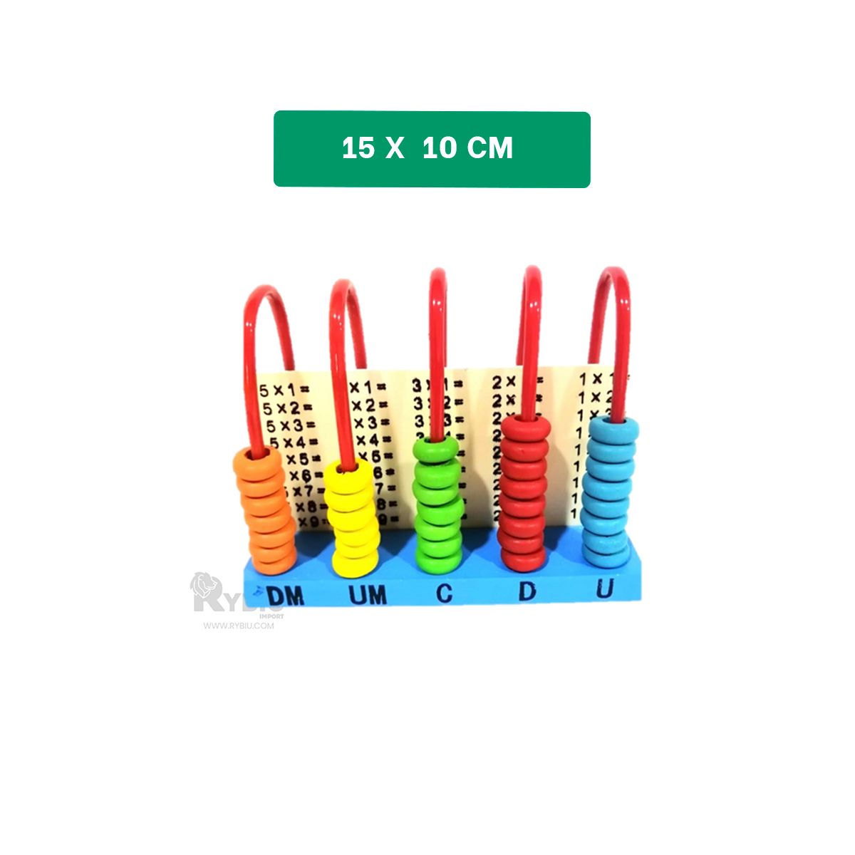 GENERICO - Abaco de Juego Educativo de Madera Y+Regalo Agendita