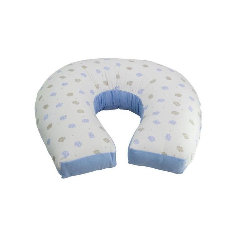 INFANTI - Almohada Lactancia 5 En 1 Clouds Azul