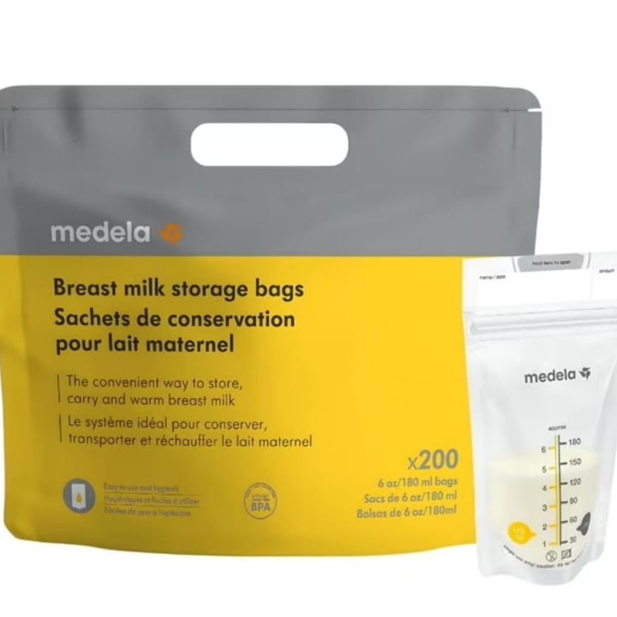 MEDELA - Medela - Bolsas de almacenamiento de leche materna x 200 uds