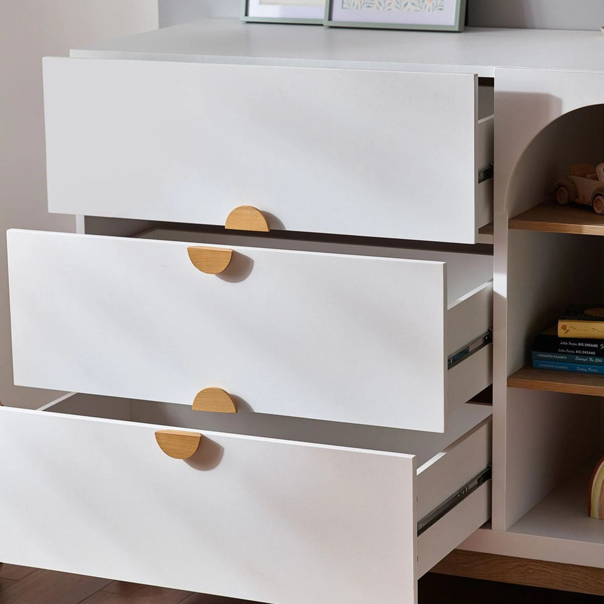 TU MESITA - Cómoda Infantil Mimis color BlancoDuna TU MESITA 3 cajones