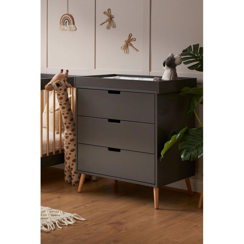 TU MESITA - Cómoda Clásica para Bebés Karina color Negro TU MESITA