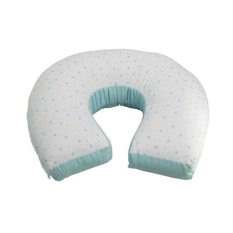 INFANTI - Almohada Lactancia 5 En 1 Stars Verde Infanti