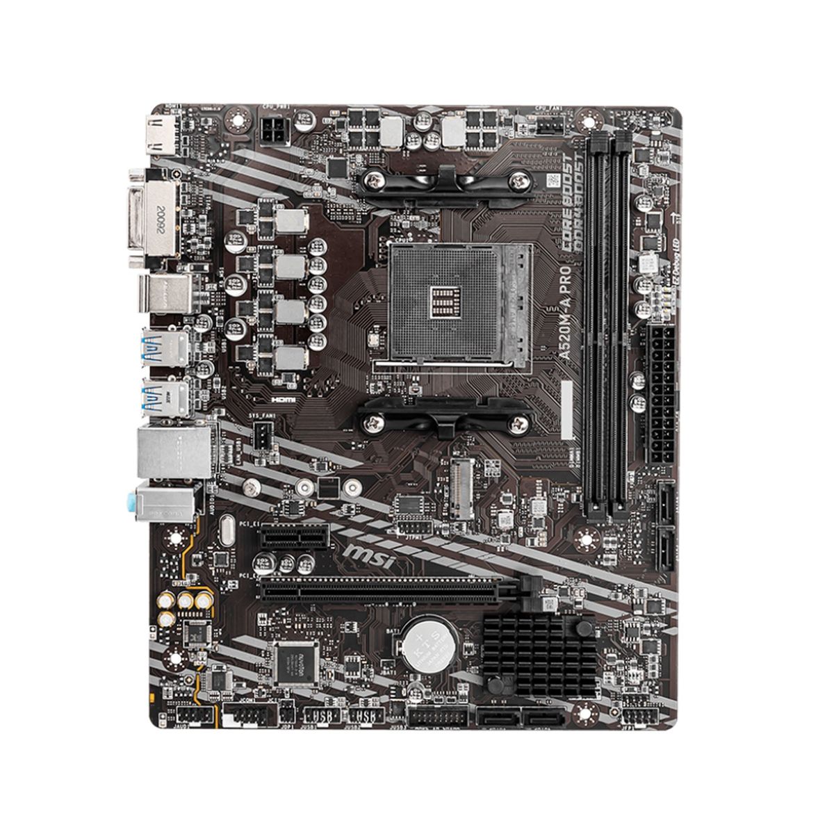MSI - MOTHERBOARD MSI A520M-A PRO CHIPSET AMD A520 PN A520M-A PRO