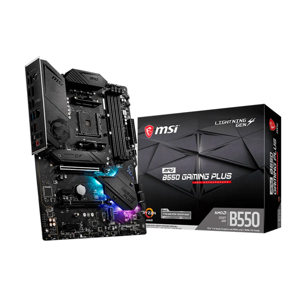 MSI - MOTHERBOARD MSI MPG B550 GAMING PLUS AM4 PN MPG B550 GAMING PLUS
