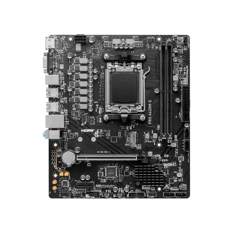 MSI - MOTHERBOARD MSI PRO A620M-E CHIPSET AMD A620 AM5 PN PRO A620M-E