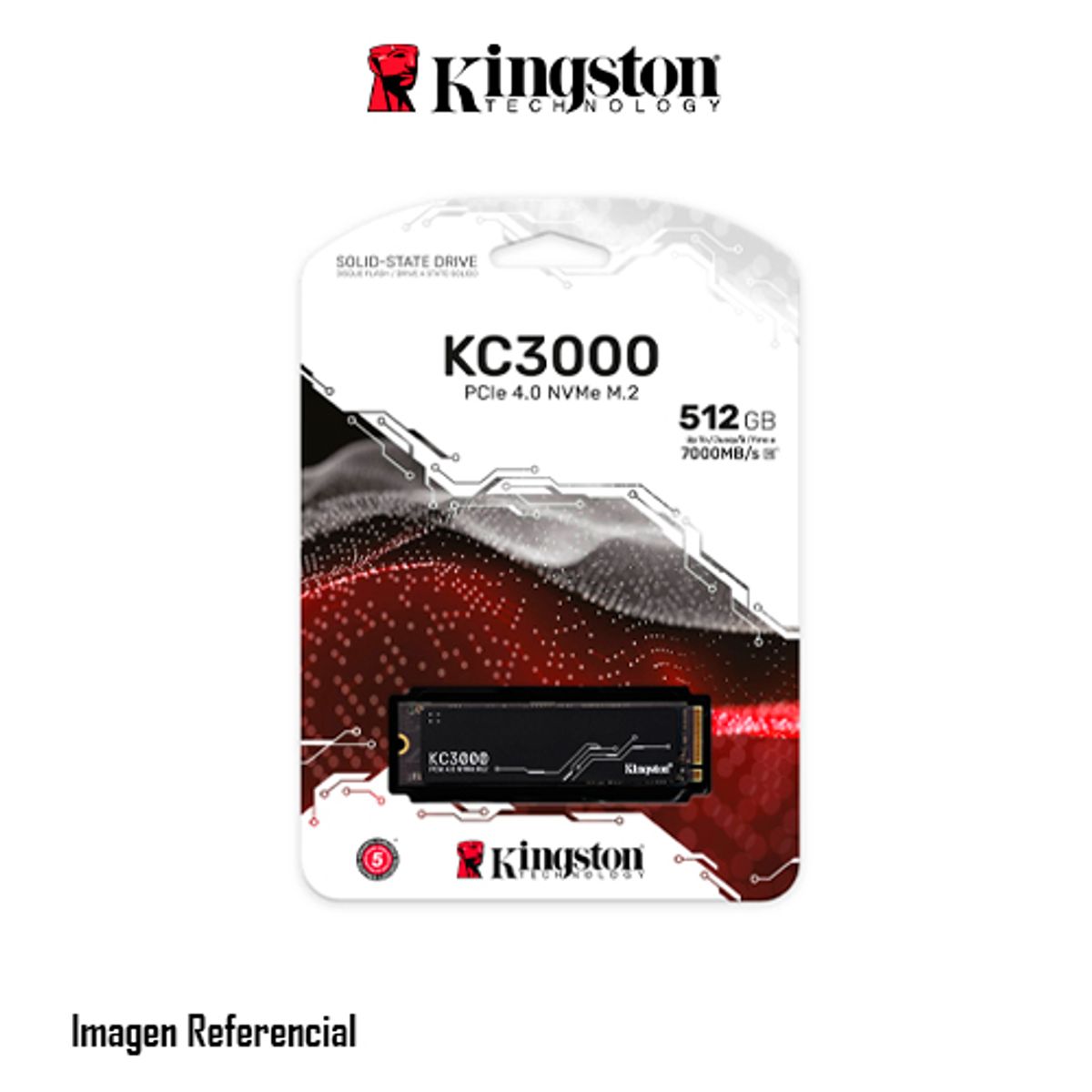KINGSTON - UNIDAD DE ESTADO SOLIDO KINGSTON KC3000 M2 512GB PN SKC3000S512G