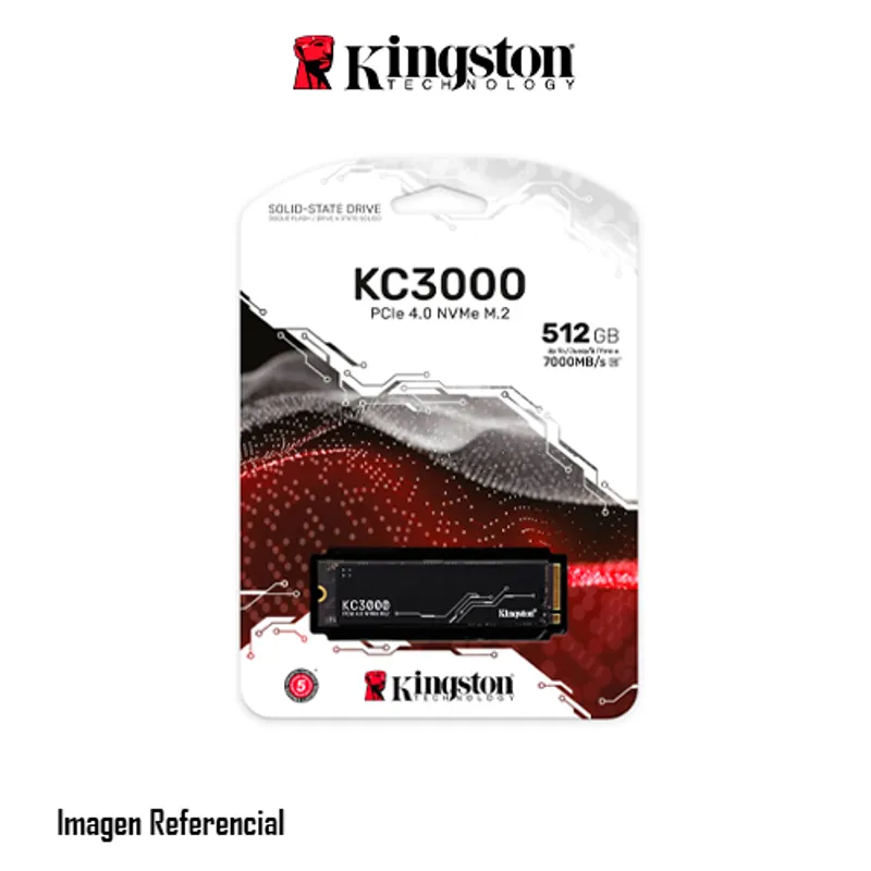KINGSTON - UNIDAD DE ESTADO SOLIDO KINGSTON KC3000 M2 512GB PN SKC3000S512G