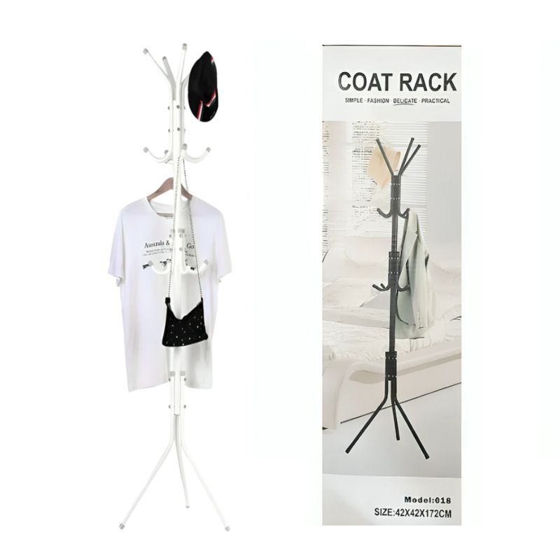 GENERICO - Organizador Perchero Colgador de Ropa Armable - Blanco