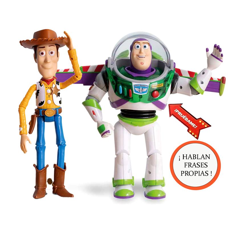 Set de Figuras De Acción Toy Story WOODY Y BUZZLIGHTYEAR TOY STORY