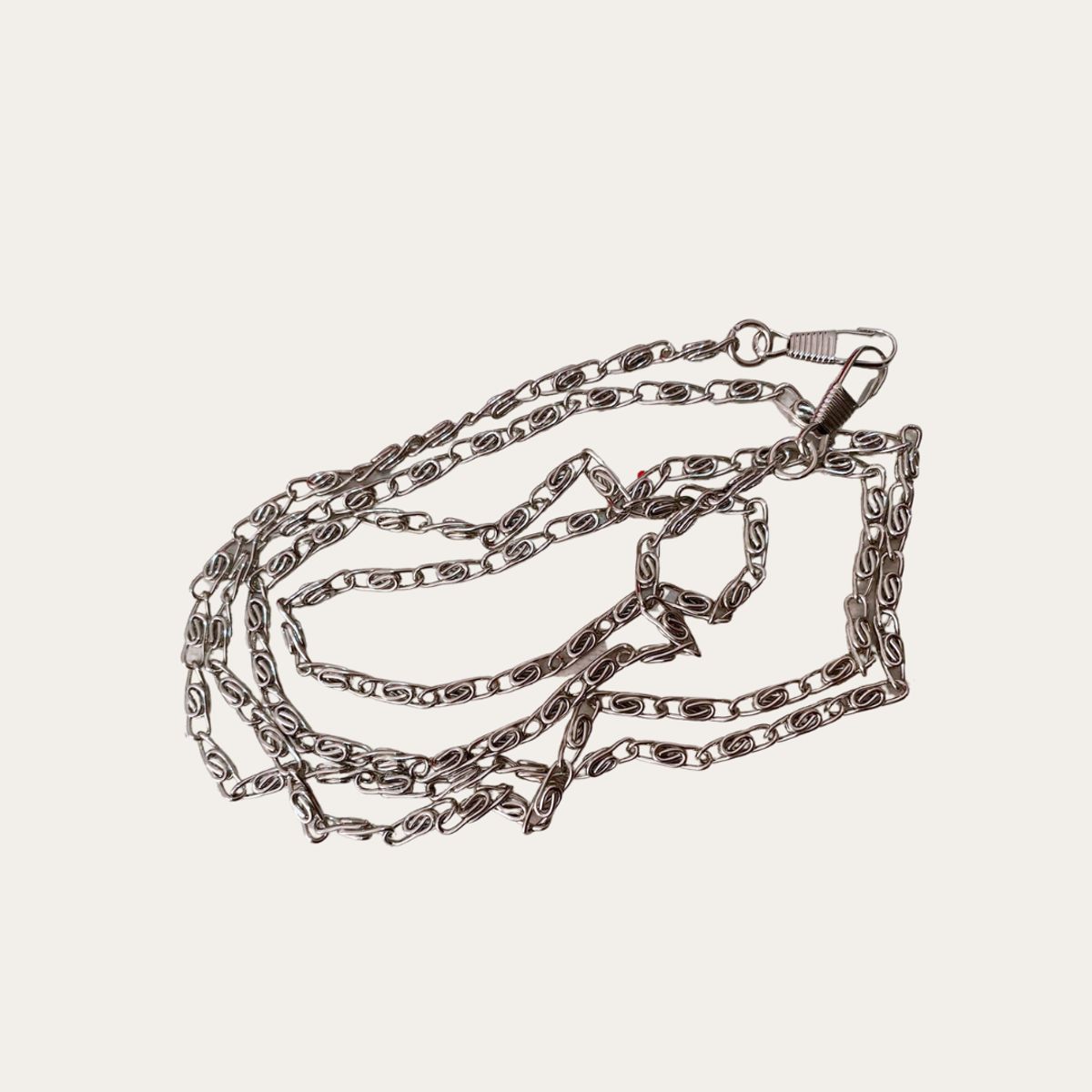 KAST PE - Bolso de Mano Escarchado Modelo Vanila - Negro  Gris