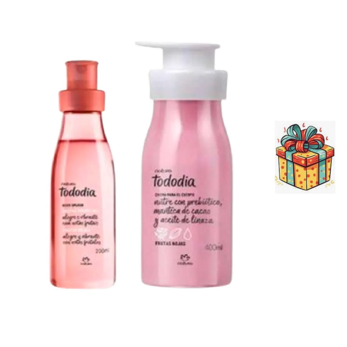 NATURA - Kit tododia body splash + crema corporal y regalo