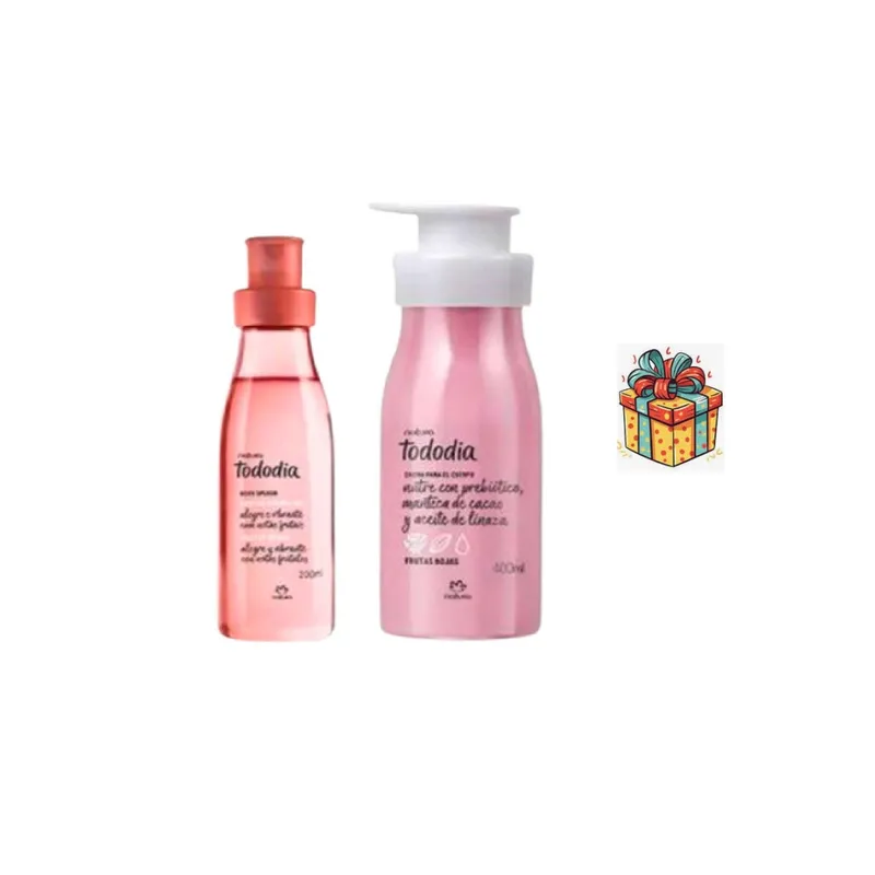NATURA - Kit tododia body splash + crema corporal y regalo