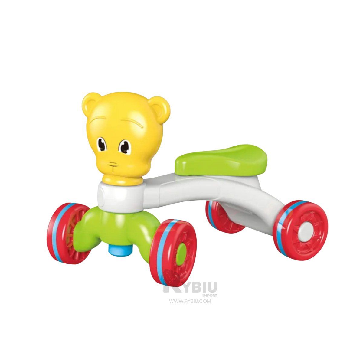 GENERICO - Coche de Equilibrio de Cuatro Ruedas Multicolor