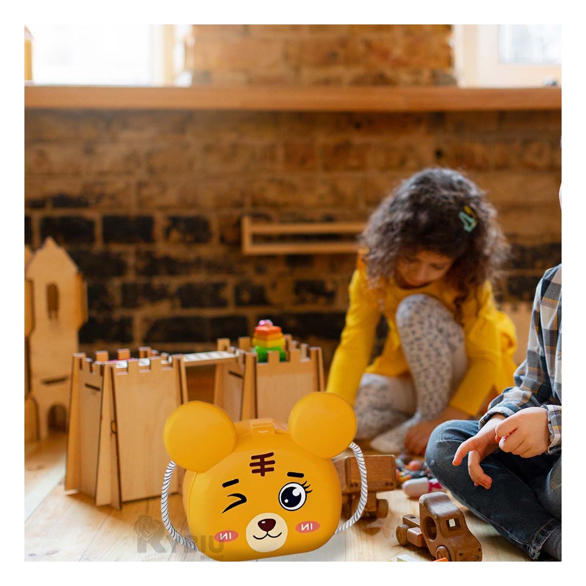 RYBIU IMPORT - Cartera Set de Cocina para Hamburguesas de Color Amarillo