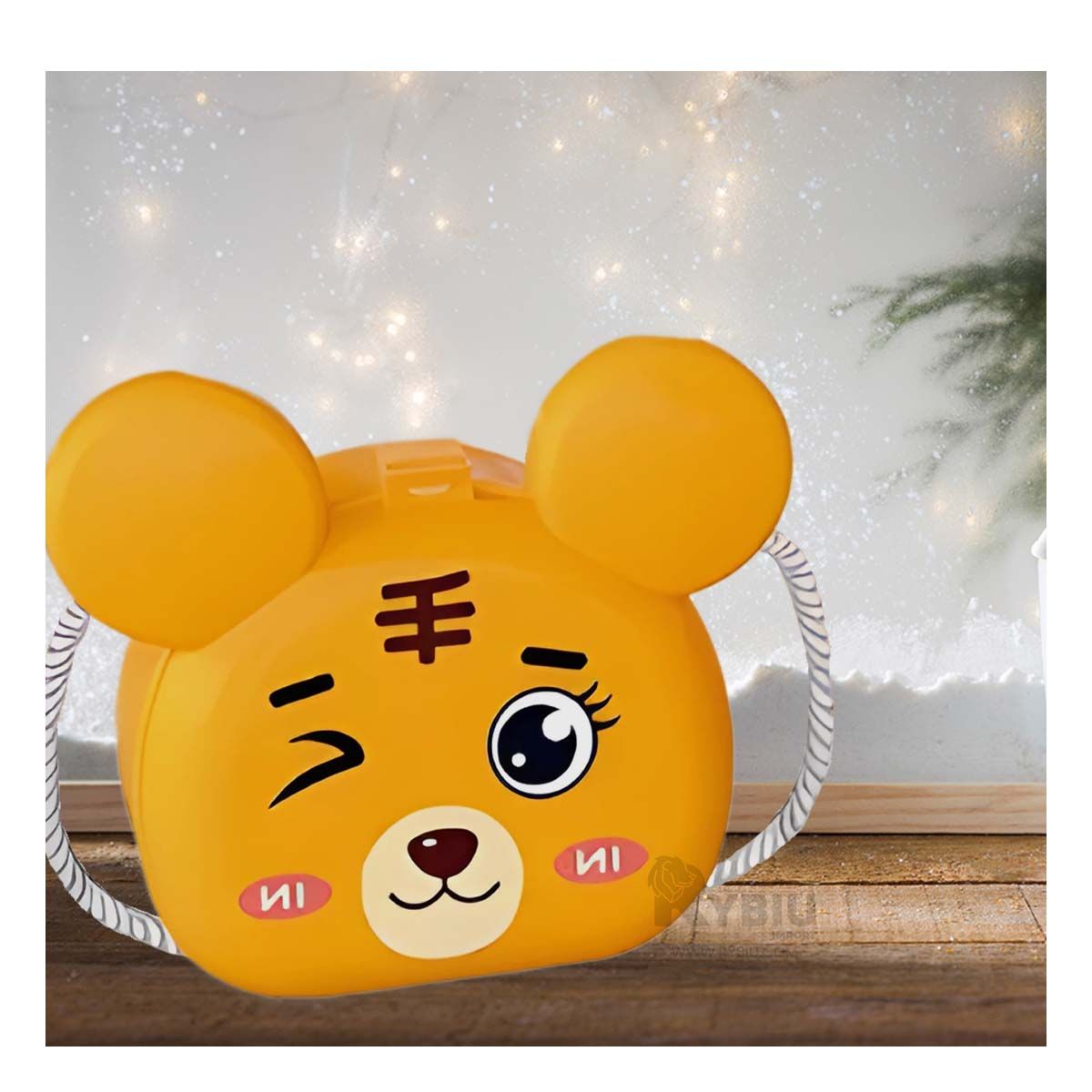 RYBIU IMPORT - Cartera Estimulante para Pequeños Amarillo Y+Regalo Stickers