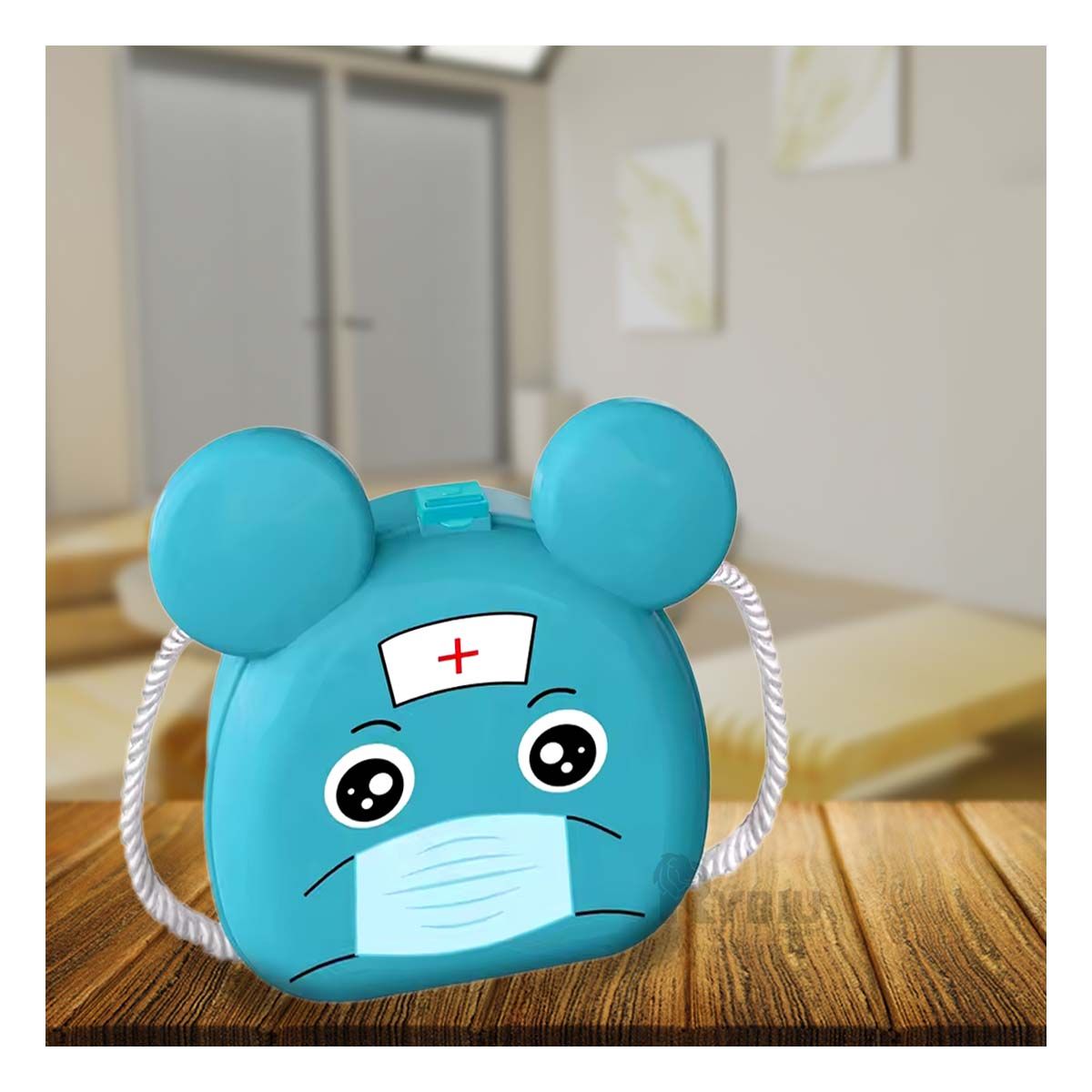 RYBIU IMPORT - Cartera Estimulante en Color Celeste Y+Regalo Agendita