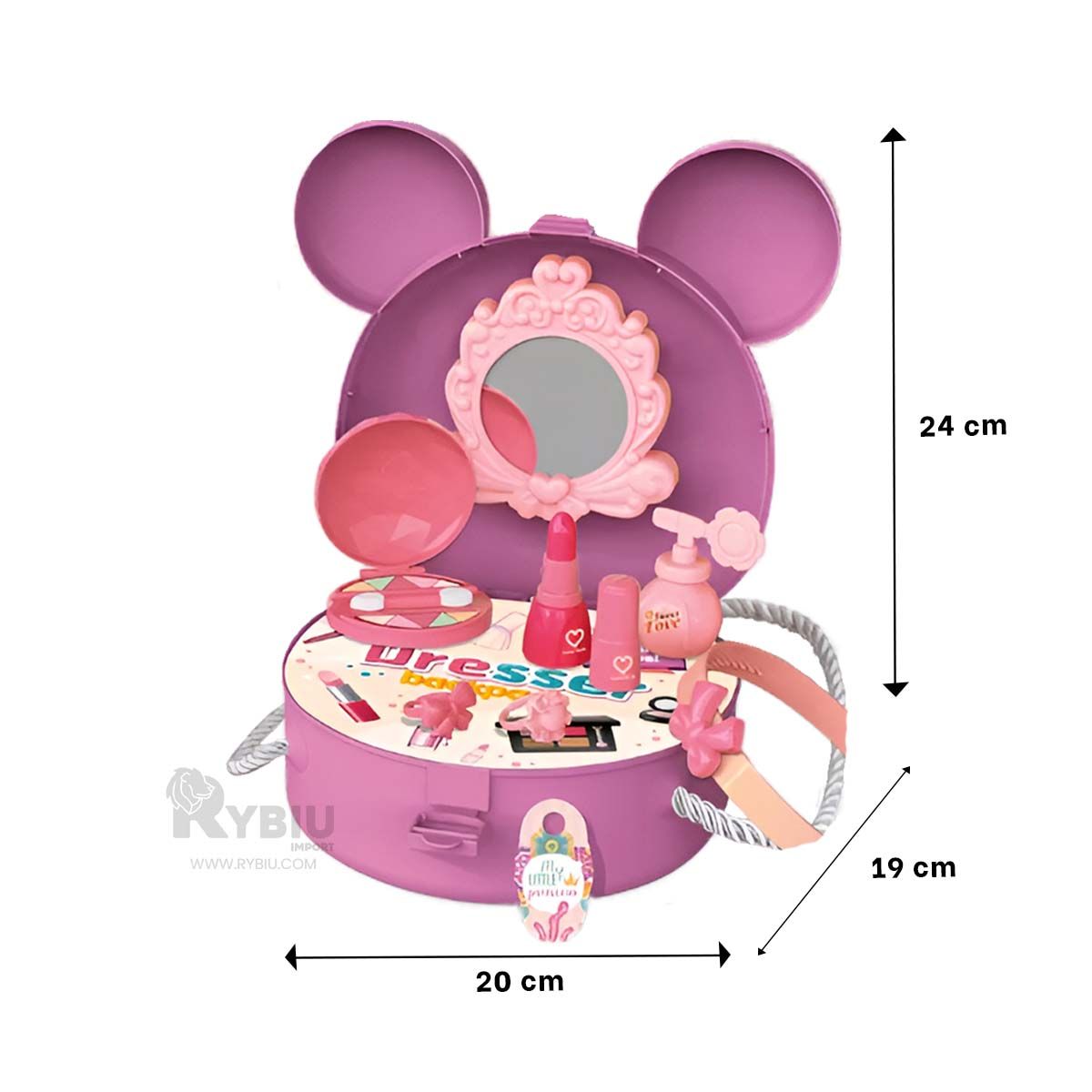 RYBIU IMPORT - Cartera Divertida para Niñas Color Morado Y+Regalo Stickers