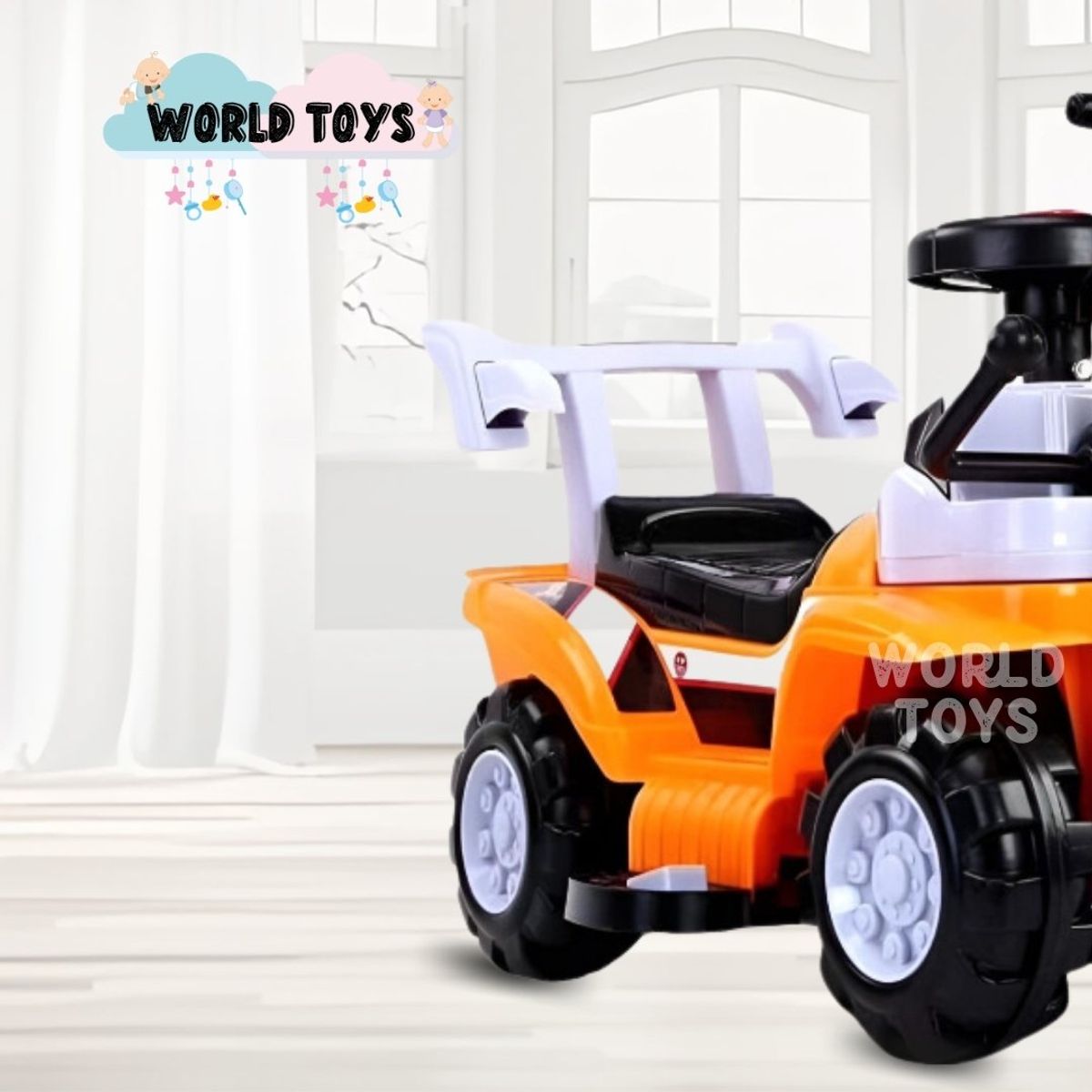 BABY - Correpasillo Didáctico «NEDJIM» Excavadora Orange