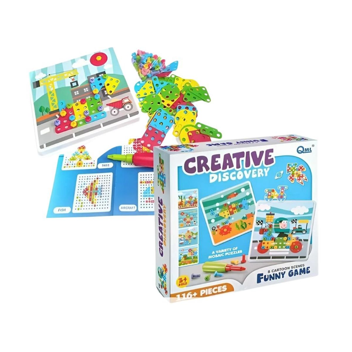 GENERICO - Juego Rompecabezas Con Destornillador Creative Discovery