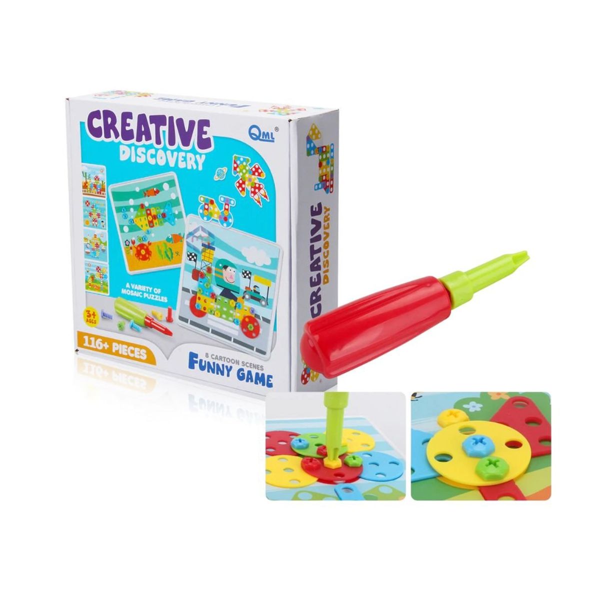 GENERICO - Juego Rompecabezas Con Destornillador Creative Discovery