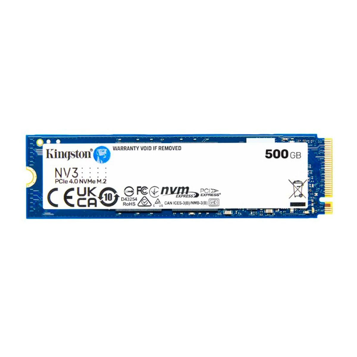 KINGSTON - UNIDAD DE ESTADO SOLIDO KINGSTON NV3 M2 2280 500GB PN SNV3S500G