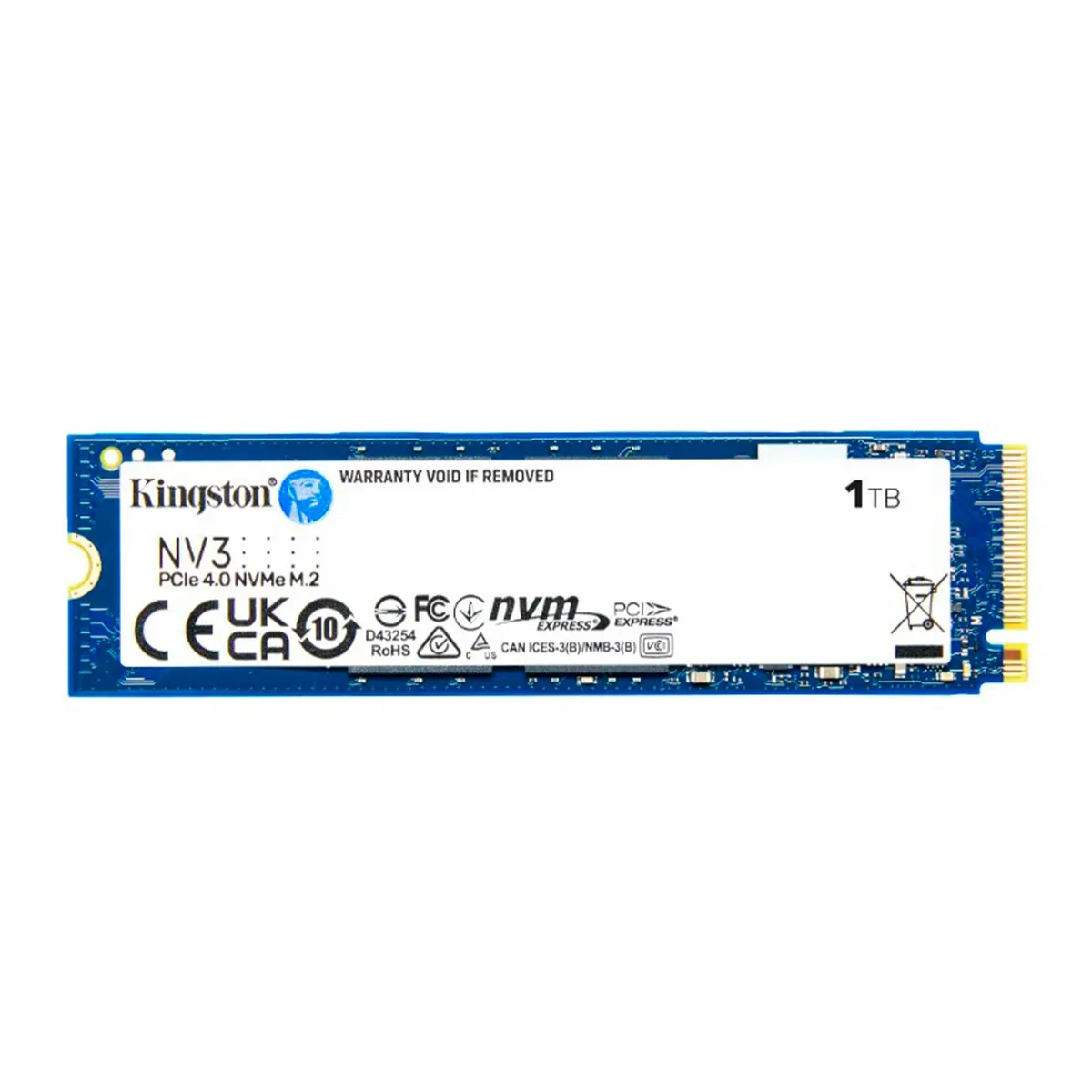 KINGSTON - UNIDAD EN ESTADO SOLIDO KINGSTON 1000GB NV3 M2 PN SSDKTSNV3M1000