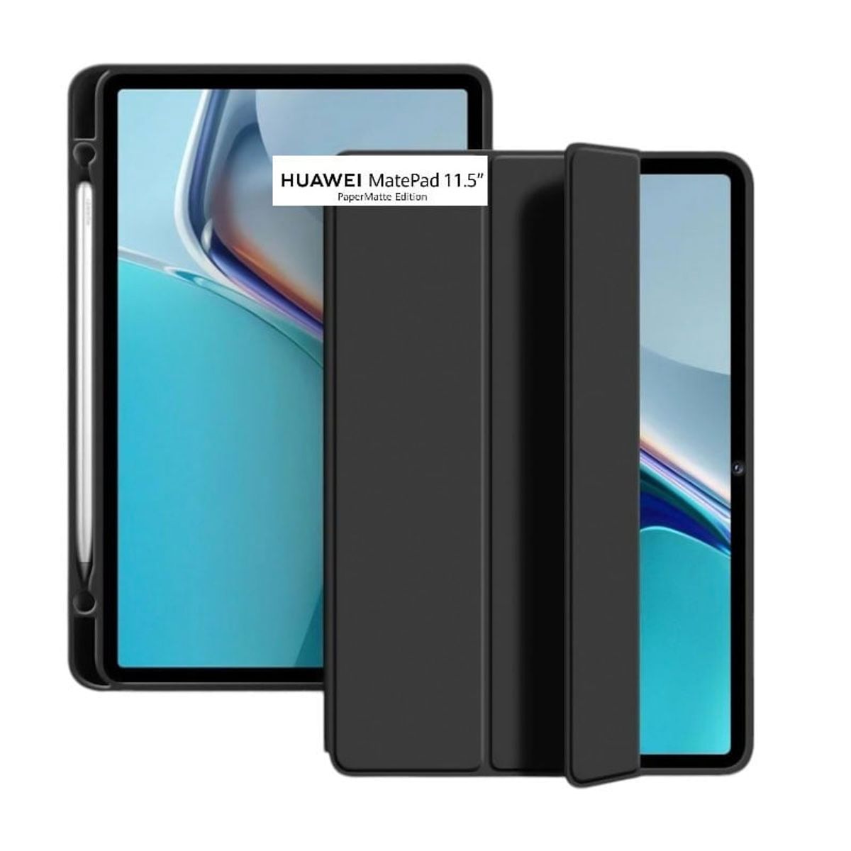 FUNDAANTIGOLPES - Funda Smart Cover para Tablet Huawei Matepad 11.5" 2023 BTK-W09 Negro