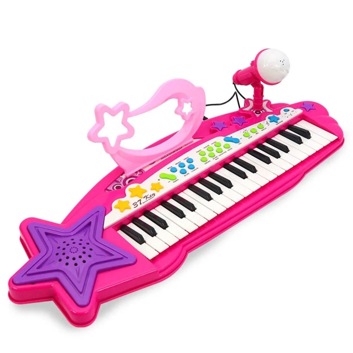 GENERICO - Piano eléctrico 37 teclas de juguete para niños